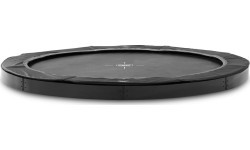 EXIT InTerra iegremdējams sporta batuts ø244 cm – melns