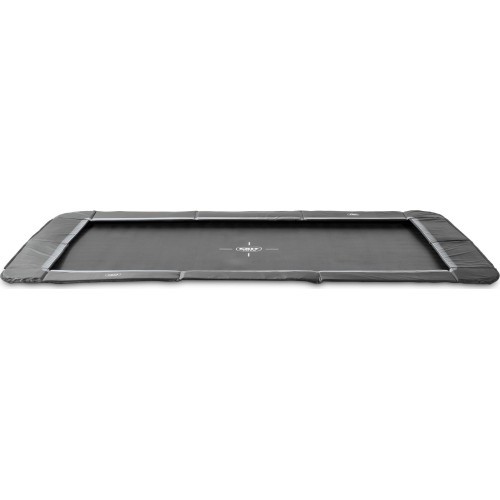 EXIT InTerra ground-level sports trampoline 214x305cm - black