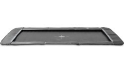 EXIT InTerra ground-level sports trampoline 214x305cm - black