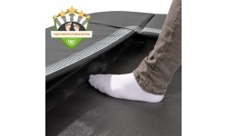 Спортивный грунтовой батут EXIT InTerra 214x305 см, чёрный