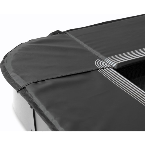 EXIT InTerra ground-level sports trampoline 214x305cm - black