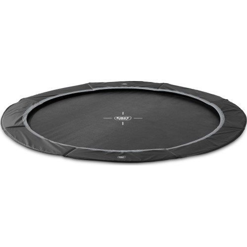 EXIT InTerra iegremdējams zemē sporta batuts ø427 cm, melns