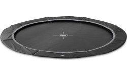 EXIT InTerra iegremdējams zemē sporta batuts ø427 cm, melns