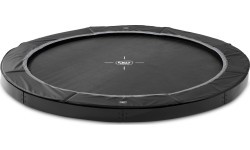 EXIT InTerra iegremdējams zemē sporta batuts ø427 cm, melns