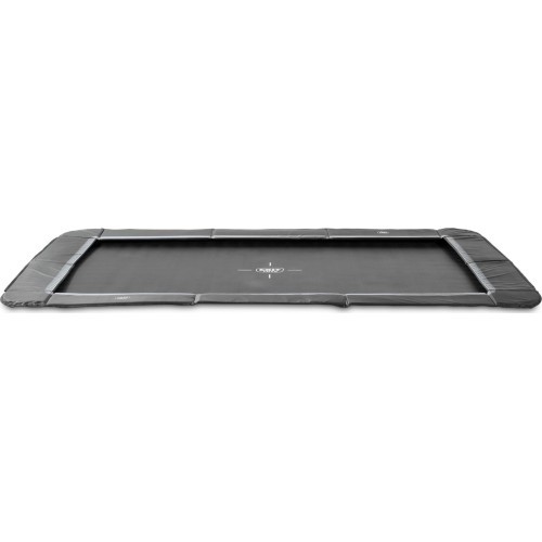 EXIT InTerra ground-level sports trampoline 244x366cm - black