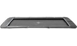 EXIT InTerra ground-level sports trampoline 244x366cm - black