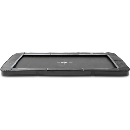 Iegremdējams sporta batuts EXIT InTerra 244x366 cm - melns