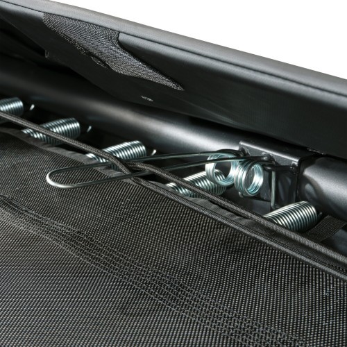 Iegremdējams sporta batuts EXIT InTerra 244x366 cm - melns