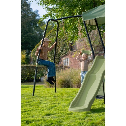 EXIT Ivy outdoor playset with slide and swing