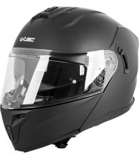 Flip-Up Motorcycle Helmet W-TEC Benidor - Matte Black