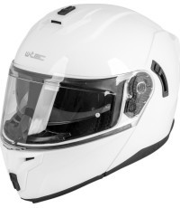 Flip-Up Motorcycle Helmet W-TEC Benidor - White Glossy
