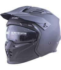 Modulārā motociklista ķivere W-TEC Badalone - Matēti melna