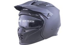 Modulārā motociklista ķivere W-TEC Badalone - Matēti melna