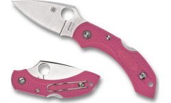 Saliekamais nazis Spyderco C28FPPNS30V2 Dragonfly 2, rozā