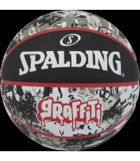BASKETBOLA GROZS SPALDING RED GRAFFITI (7 IZMĒRI)
