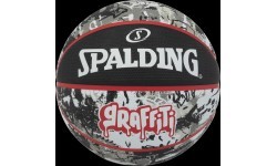 BASKETBALL SPALDING RED GRAFFITI (7 DYDIS)