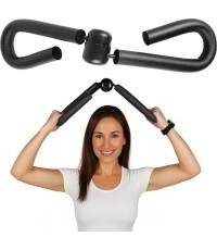 Roku trenažieris inSPORTline Body Trimmer - Melna