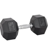 Sešstūra hantele inSPORTline Hexsteel 20 kg