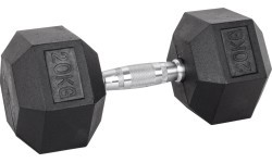 Sešstūra hantele inSPORTline Hexsteel 20 kg