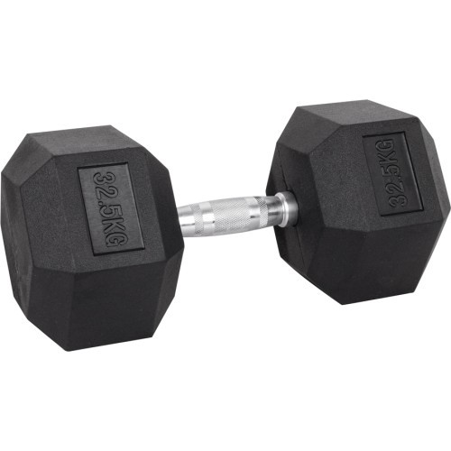 Гексагональная гантель inSPORTline Hexsteel 32,5 кг