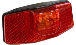 Aizmugurējais lukturis, 3 LED, ar baterijām