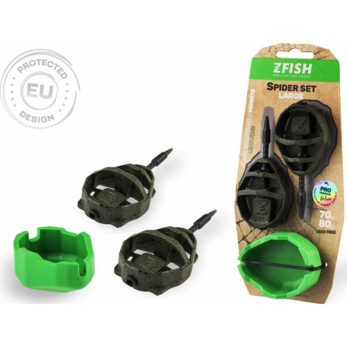 Набор ZFISH Method Feeder Spider Large 90, 100 г + форма