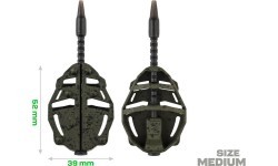 Набор кормушек ZFISH Method Feeder Spider Medium 30, 40 г + форма