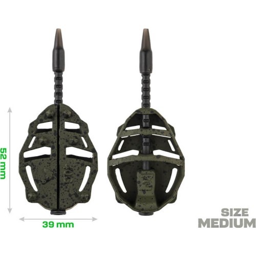 ZFISH Method Feeder Spider Medium Set 50,60g + Mould