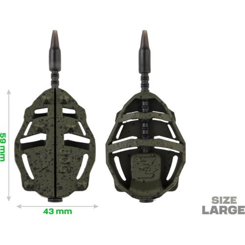 ZFISH Method Feeder Spider komplekts Large 70, 80 g + veidne