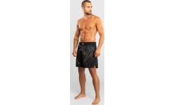 Venum Serpenti Fight Shorts - Black/Silver/Gold