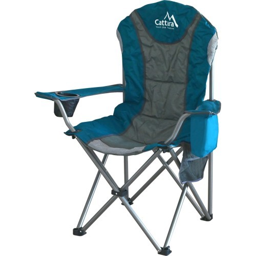 Folding camping chair LUCCA blue