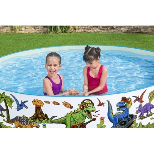 Bērnu baseins Bestway Dinosaurs Expansion 3+, 244x46 cm