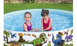 Bērnu baseins Bestway Dinosaurs Expansion 3+, 244x46 cm