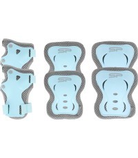 Комплект детской защиты (колени, запястья и локти) Spokey SHIELD, синий