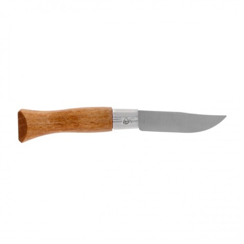 Складной нож Opinel №3, углеродистая сталь, рукоять из бука