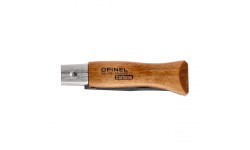 Opinel No 3 saliekams nazis, oglekļa tērauds, dižskābarža rokturis