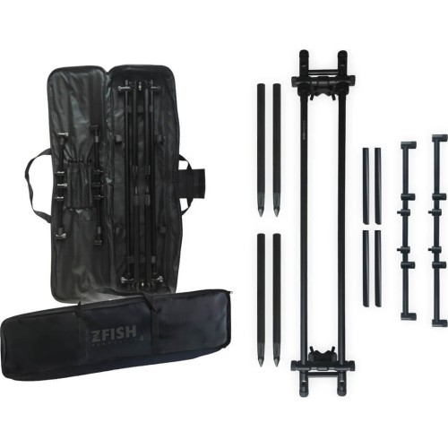 ZFISH Rod Pod RodMaster statīvs 4 makšķerēm