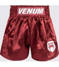 Venum Classic Evo Muay Thai Shorts - Burgundy