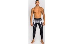Компрессионные леггинсы Venum No Gi, чёрно-белые