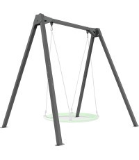 Šūpoles uz gultņiem PREMIUM MO-015, 1 vietas, plats rāmis – Marbo Sport