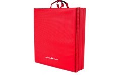 Foldable hard gymnastics mat with Velcro fasteners, 180 x 60 x 5 cm, red - Marbo Sport