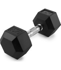 Gumēta čuguna hantele HEX 10 kg - UpForm