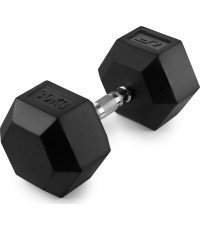 HEX 30 kg rubberized cast iron dumbbell - UpForm