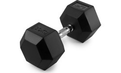 HEX 30 kg rubberized cast iron dumbbell - UpForm