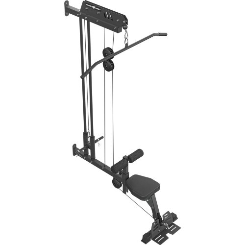 Upper and lower wall pull-up bar with seat and footrests MS-W104 2.0 - Marbo Sport