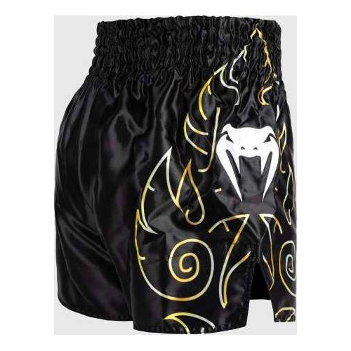 Venum VTC Flames Muay Thai Shorts - Black/Gold
