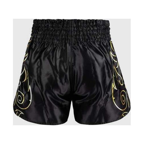 Шорты Muay Thai Venum VTC Flames, черно-золотые