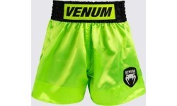 Шорты для муай-тай Venum Classic Evo, неоново-жёлтые/чёрные