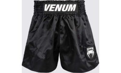 Venum Classic Evo Muay Thai Shorts - Black/White