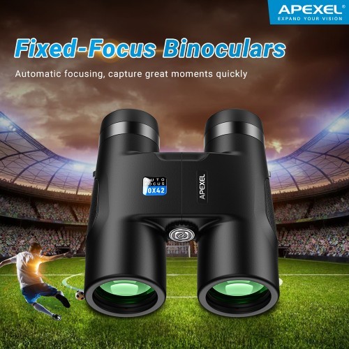 Бинокль 10x42 с автофокусом Apexel